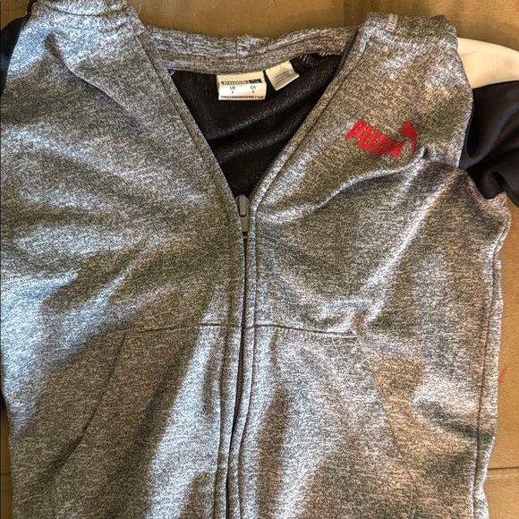 Puma Other - Puma Heather Gray Full-Zip Jacket
